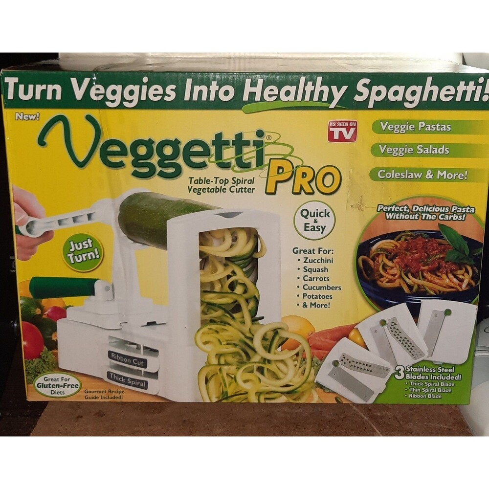 Veggetti Pro Tabletop Spiral Vegetable Cutter